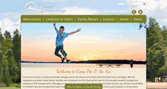 Desktop Screenshot of camppetosega.org